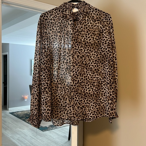 Torrid Leopard Blouse - Picture 2 of 2